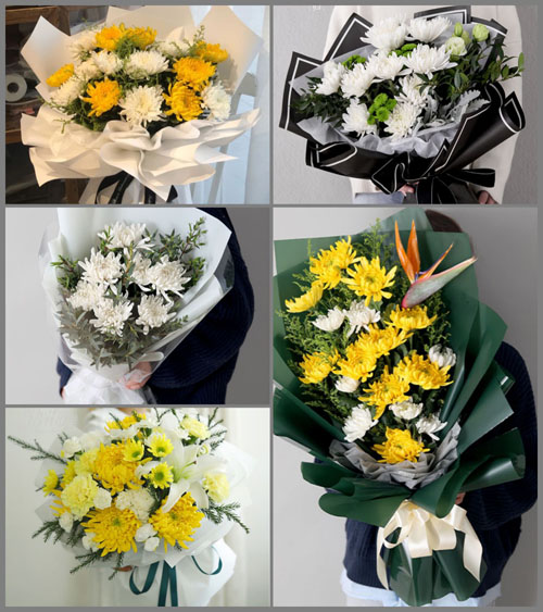贵州毕节市黔西县素朴镇衙院村白事花束代送